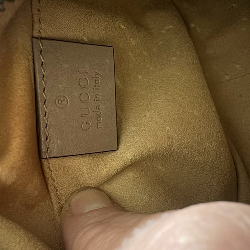 Gucci Women's Taupe Leather Crossbody Bag - Picture 3 of 8